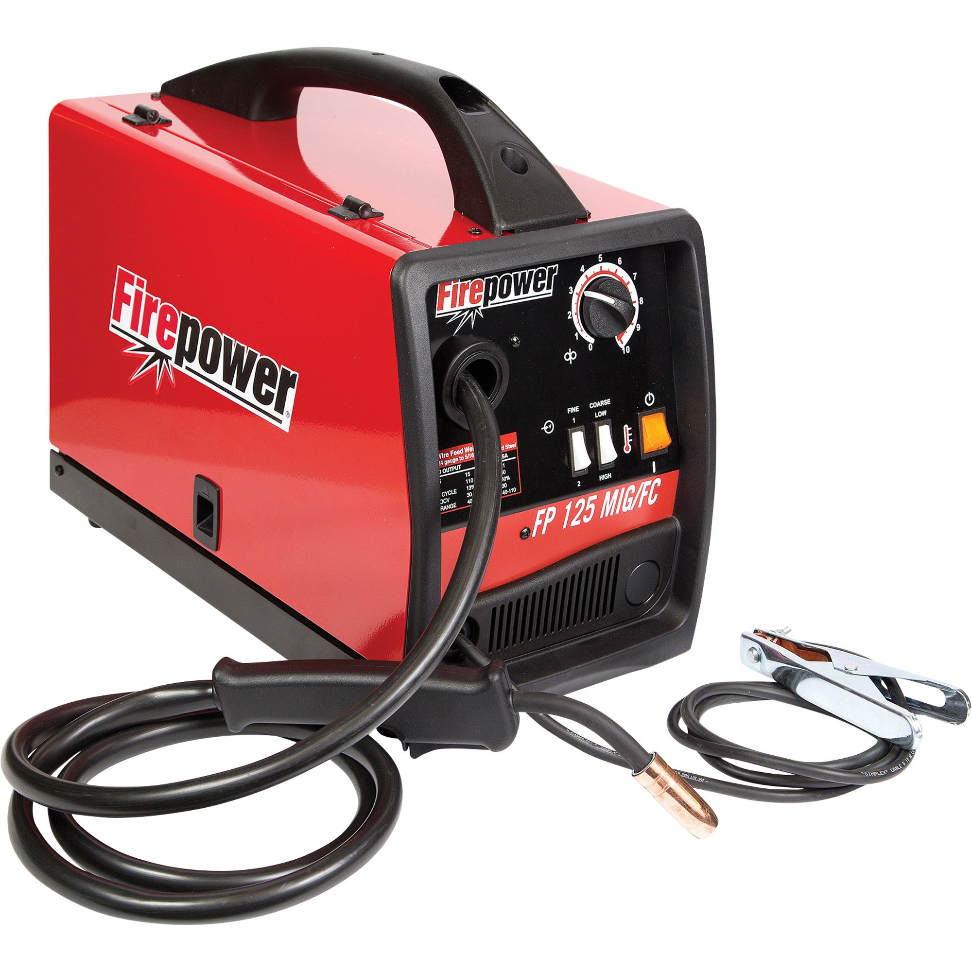 Firepower FP-125 MIG/Flux-Cored Welder — 115V, 20–125 Amp Output, Model# 1444-0324